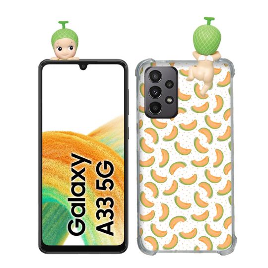 Coque Renforcée Pour Samsung Galaxy A33 5G Angel Hippers Melon