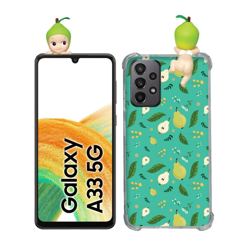 Coque Renforcée Pour Samsung Galaxy A33 5G Angel Hippers Poire