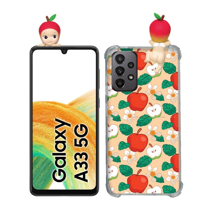 Coque Renforcée Pour Samsung Galaxy A33 5G Angel Hippers Pomme