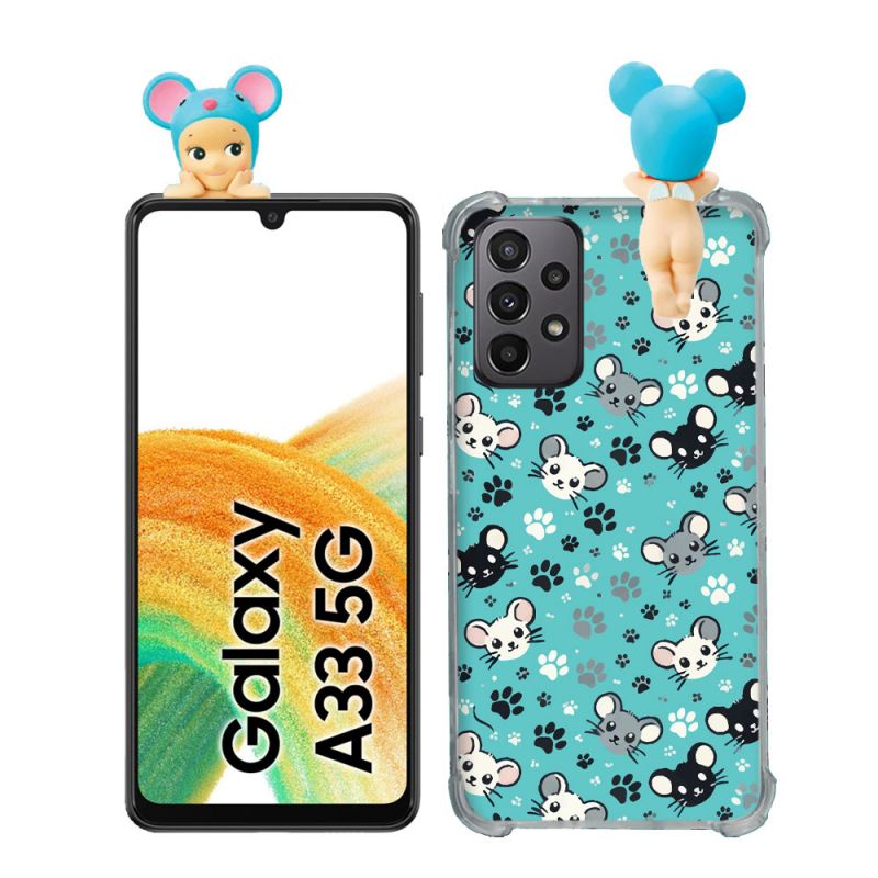 Coque Renforcée Pour Samsung Galaxy A33 5G Angel Hippers Souris