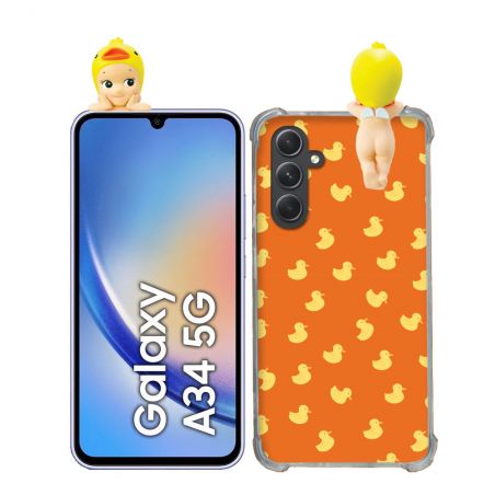 Coque Renforcée Pour Samsung Galaxy A34 5G Angel Hippers Canard