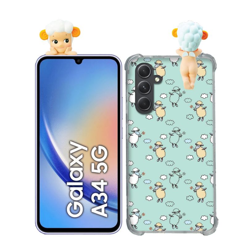 Coque Renforcée Pour Samsung Galaxy A34 5G Angel Hippers Mouton
