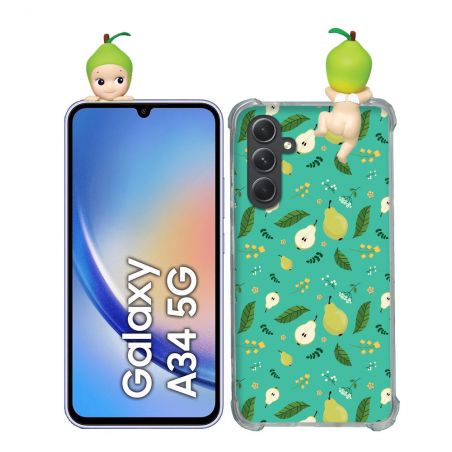 Coque Renforcée Pour Samsung Galaxy A34 5G Angel Hippers Poire
