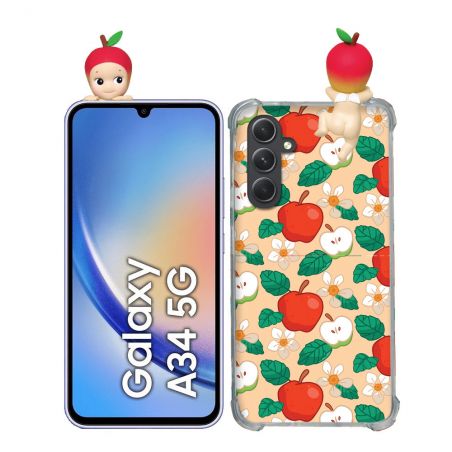 Coque Renforcée Pour Samsung Galaxy A34 5G Angel Hippers Pomme