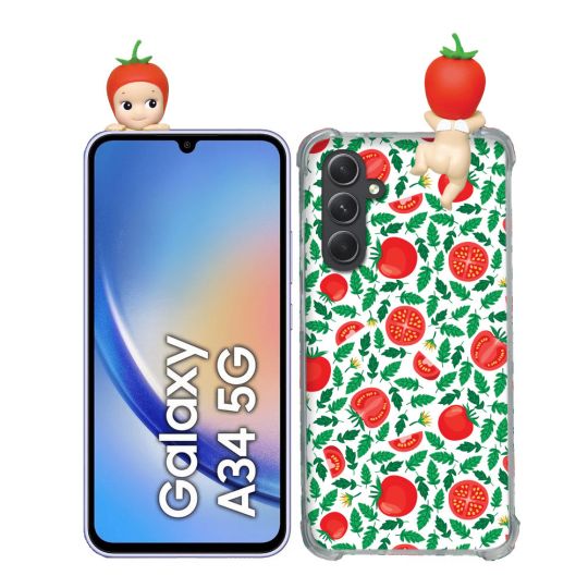 Coque Renforcée Pour Samsung Galaxy A34 5G Angel Hippers Tomate