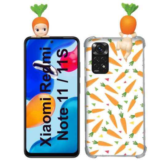 Coque Renforcée Pour Xiaomi Redmi Note 11 / 11S Angel Hippers Carotte