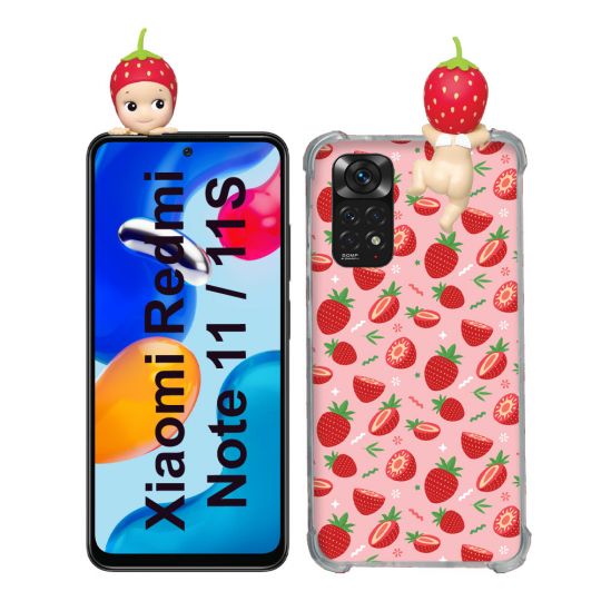 Coque Renforcée Pour Xiaomi Redmi Note 11 / 11S Angel Hippers Fraise