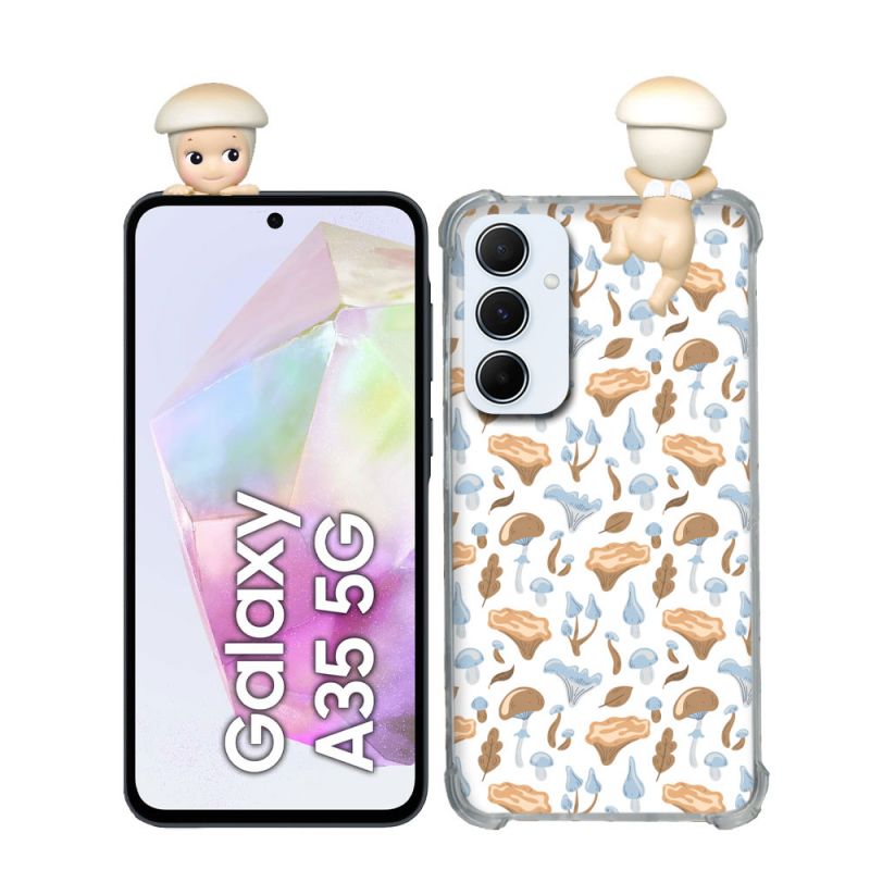 Coque Renforcée Pour Samsung Galaxy A35 5G Angel Hippers Champignon
