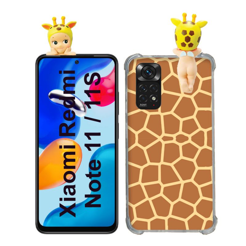 Coque Renforcée Pour Xiaomi Redmi Note 11 / 11S Angel Hippers Girafe