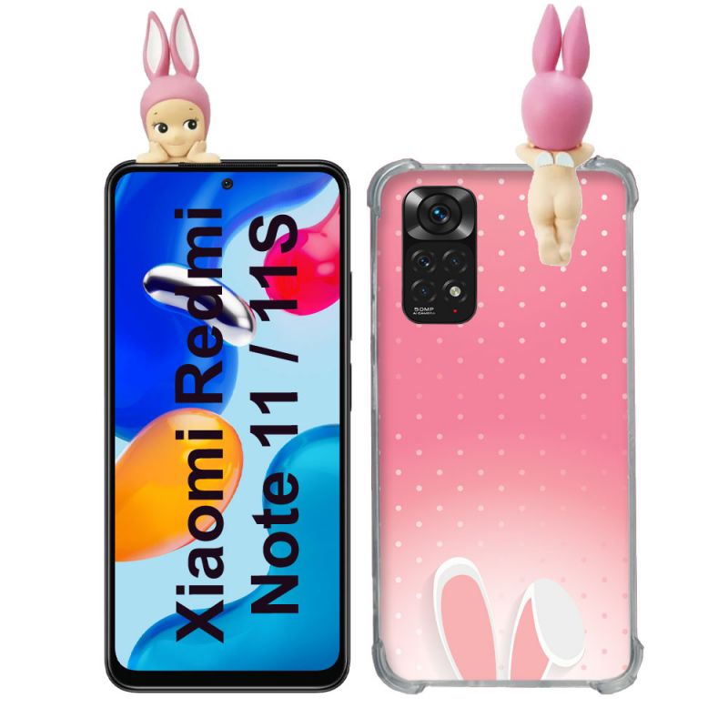 Coque Renforcée Pour Xiaomi Redmi Note 11 / 11S Angel Hippers Lapin