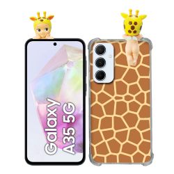 Coque Renforcée Pour Samsung Galaxy A35 5G Angel Hippers Girafe