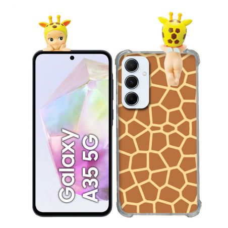 Coque Renforcée Pour Samsung Galaxy A35 5G Angel Hippers Girafe
