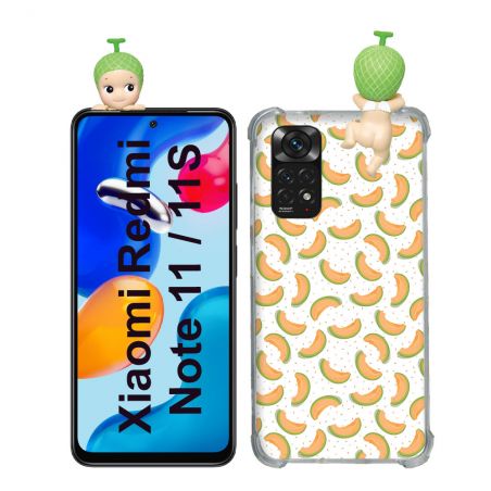 Coque Renforcée Pour Xiaomi Redmi Note 11 / 11S Angel Hippers Melon