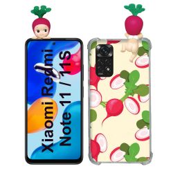Coque Renforcée Pour Xiaomi Redmi Note 11 / 11S Angel Hippers Radis