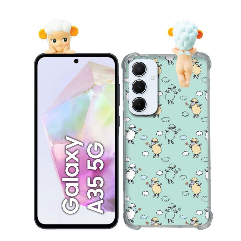 Coque Renforcée Pour Samsung Galaxy A35 5G Angel Hippers Mouton