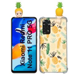 Coque Renforcée Pour Xiaomi Redmi Note 11 Pro / 11 Pro 5G Angel Hippers Ananas