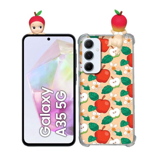 Coque Renforcée Pour Samsung Galaxy A35 5G Angel Hippers Pomme
