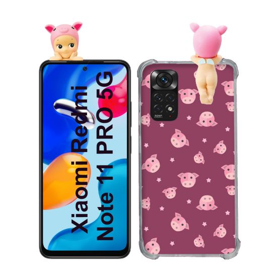 Coque Renforcée Pour Xiaomi Redmi Note 11 Pro / 11 Pro 5G Angel Hippers Cochon