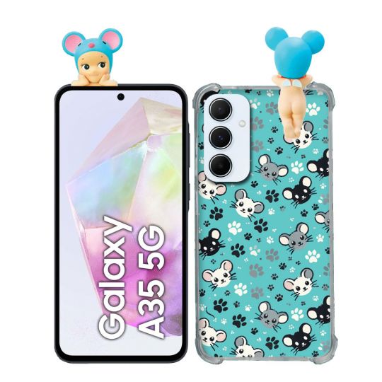 Coque Renforcée Pour Samsung Galaxy A35 5G Angel Hippers Souris