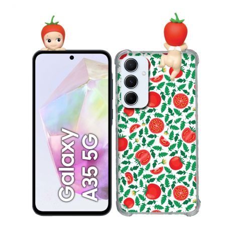 Coque Renforcée Pour Samsung Galaxy A35 5G Angel Hippers Tomate