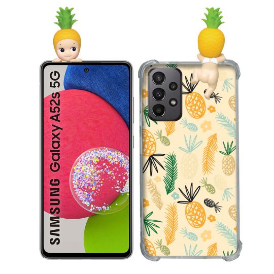 Coque Renforcée Pour Samsung Galaxy A52 / A52S Angel Hippers Ananas