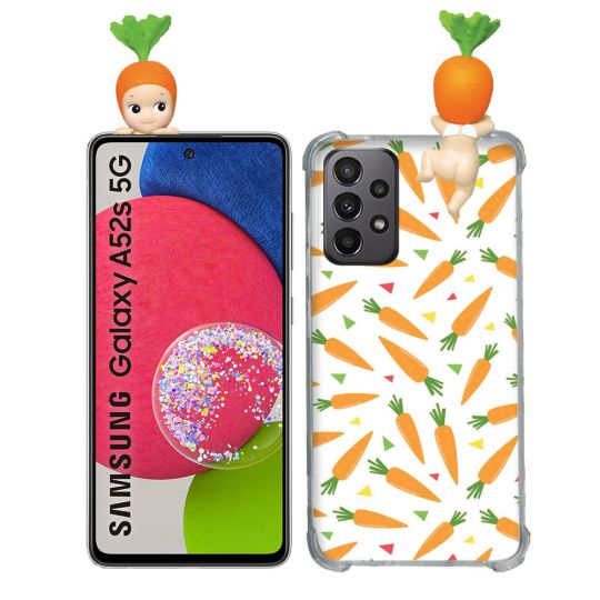 Coque Renforcée Pour Samsung Galaxy A52 / A52S Angel Hippers Carotte