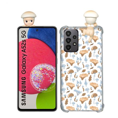 Coque Renforcée Pour Samsung Galaxy A52 / A52S Angel Hippers Champignon