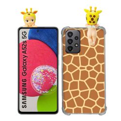 Coque Renforcée Pour Samsung Galaxy A52 / A52S Angel Hippers Girafe