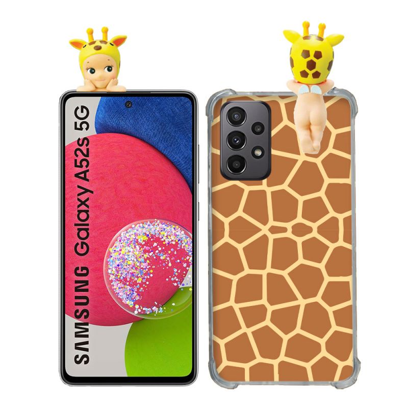 Coque Renforcée Pour Samsung Galaxy A52 / A52S Angel Hippers Girafe