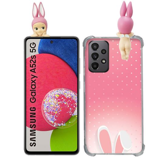 Coque Renforcée Pour Samsung Galaxy A52 / A52S Angel Hippers Lapin