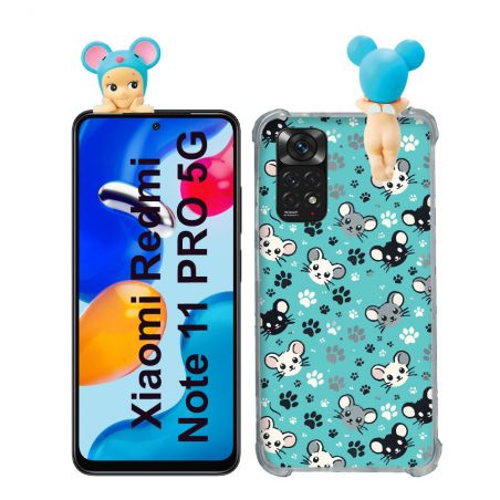 Coque Renforcée Pour Xiaomi Redmi Note 11 Pro / 11 Pro 5G Angel Hippers Souris