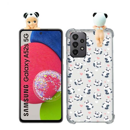 Coque Renforcée Pour Samsung Galaxy A52 / A52S Angel Hippers Panda