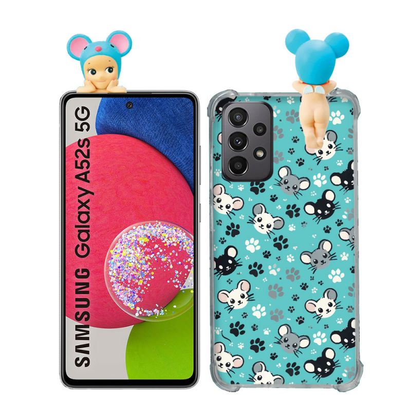 Coque Renforcée Pour Samsung Galaxy A52 / A52S Angel Hippers Souris