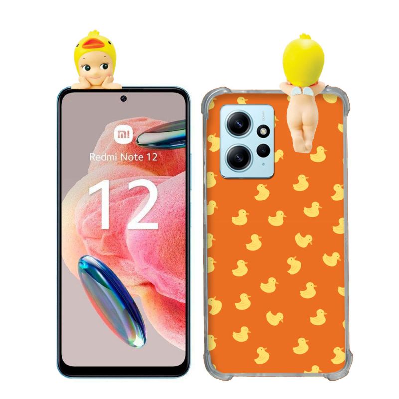 Coque Renforcée Pour Xiaomi Redmi Note 12 4G Angel Hippers Canard