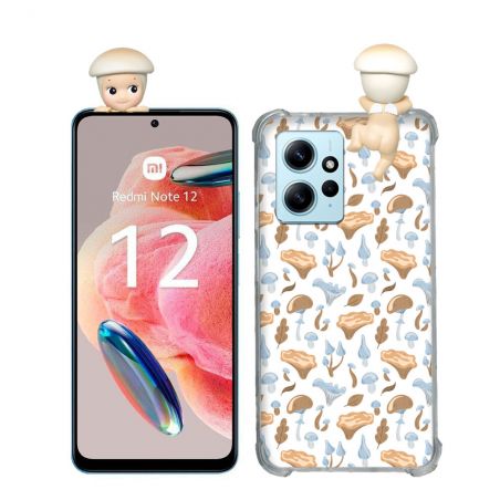 Coque Renforcée Pour Xiaomi Redmi Note 12 4G Angel Hippers Champignon
