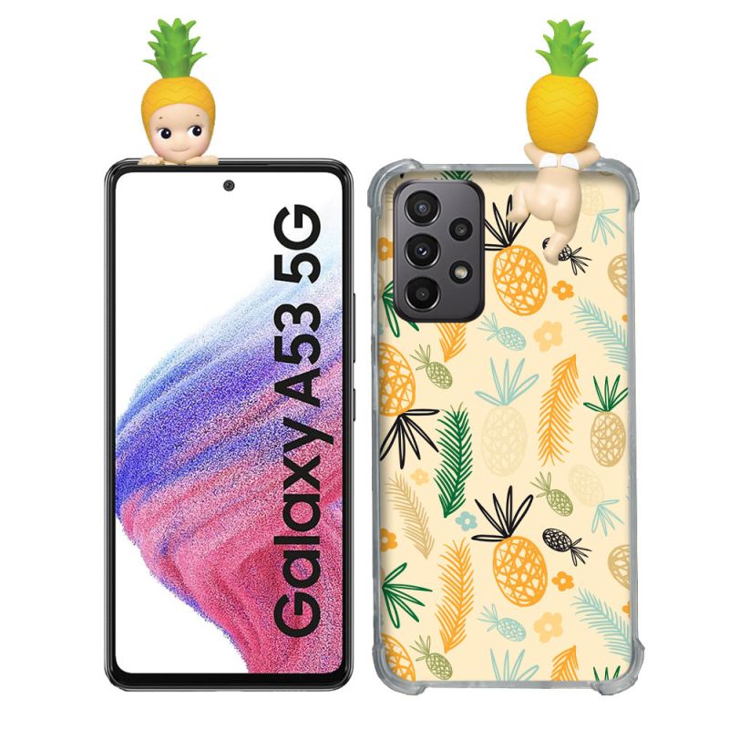 Coque Renforcée Pour Samsung Galaxy A53 5G Angel Hippers Ananas