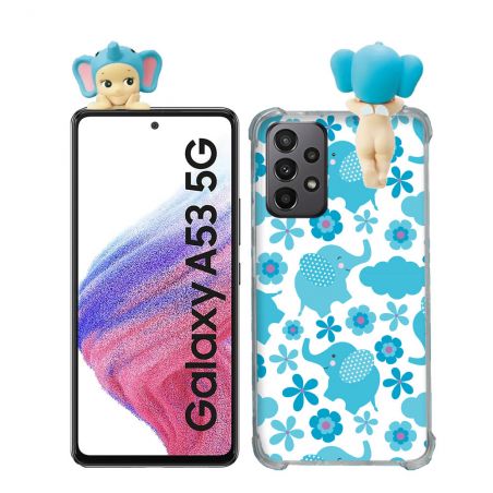 Coque Renforcée Pour Samsung Galaxy A53 5G Angel Hippers Elephant