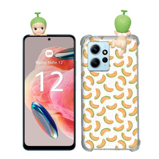 Coque Renforcée Pour Xiaomi Redmi Note 12 4G Angel Hippers Melon