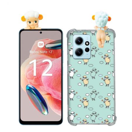 Coque Renforcée Pour Xiaomi Redmi Note 12 4G Angel Hippers Mouton