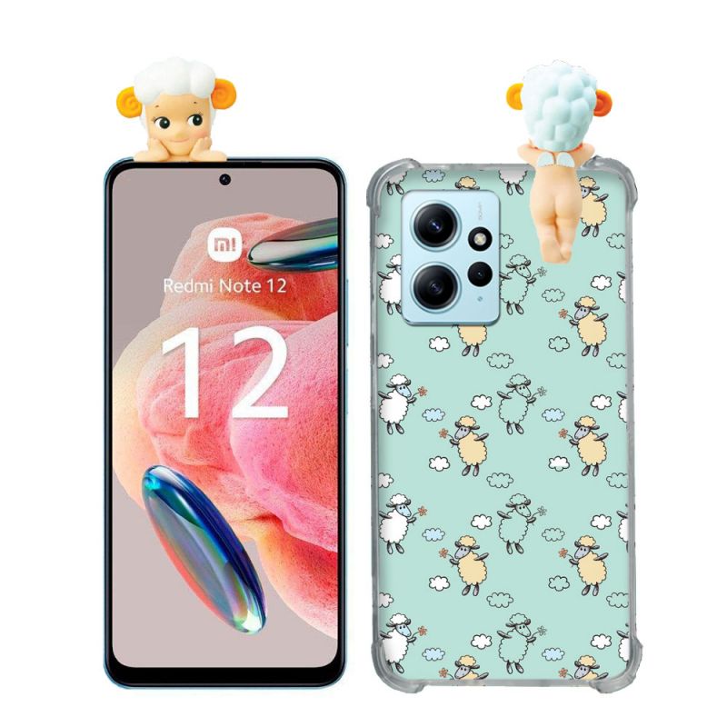 Coque Renforcée Pour Xiaomi Redmi Note 12 4G Angel Hippers Mouton