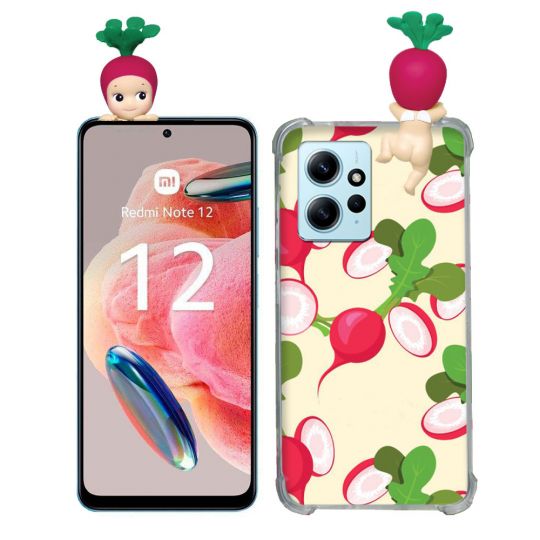 Coque Renforcée Pour Xiaomi Redmi Note 12 4G Angel Hippers Radis