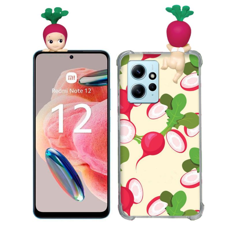 Coque Renforcée Pour Xiaomi Redmi Note 12 4G Angel Hippers Radis