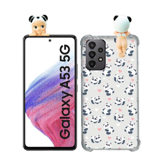 Coque Renforcée Pour Samsung Galaxy A53 5G Angel Hippers Panda