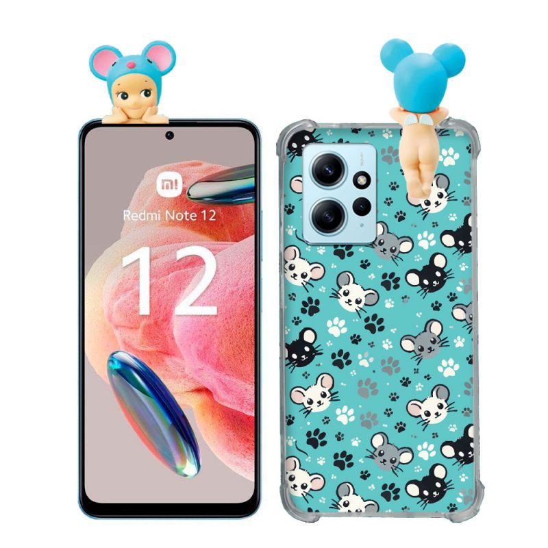 Coque Renforcée Pour Xiaomi Redmi Note 12 4G Angel Hippers Souris