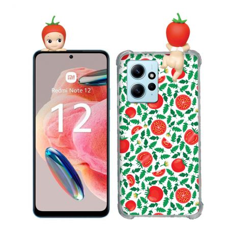 Coque Renforcée Pour Xiaomi Redmi Note 12 4G Angel Hippers Tomate