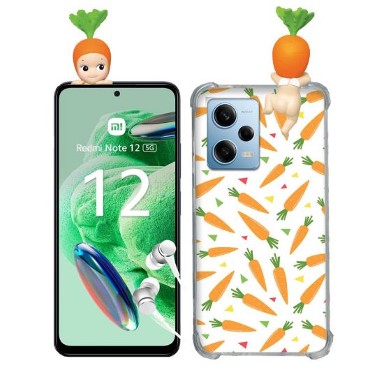 Coque Renforcée Pour Xiaomi Redmi Note 12 5G Angel Hippers Carotte
