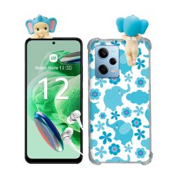 Coque Renforcée Pour Xiaomi Redmi Note 12 5G Angel Hippers Elephant