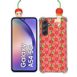 Coque Renforcée Pour Samsung Galaxy A54 5G Angel Hippers Cerise