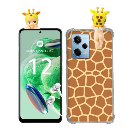 Coque Renforcée Pour Xiaomi Redmi Note 12 5G Angel Hippers Girafe