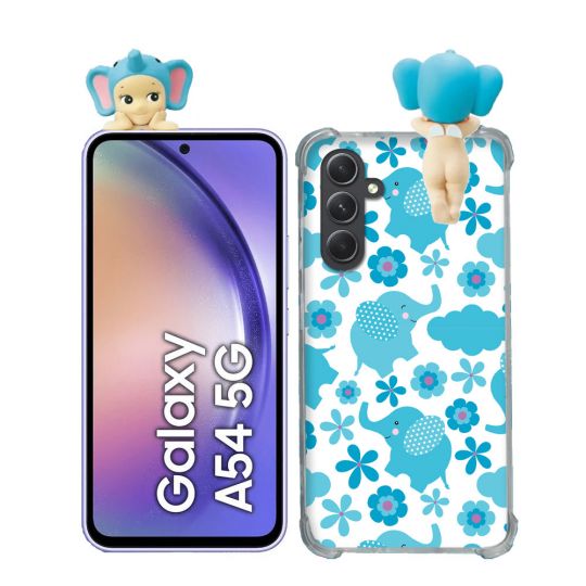 Coque Renforcée Pour Samsung Galaxy A54 5G Angel Hippers Elephant